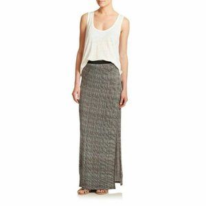 JOIE  'LAKOTA" STRETCH JERSEY MAXI SKIRT SLIT,sz.XXS fit XS